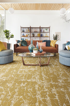 Living room area with Seeing Stars shown in Dijon.