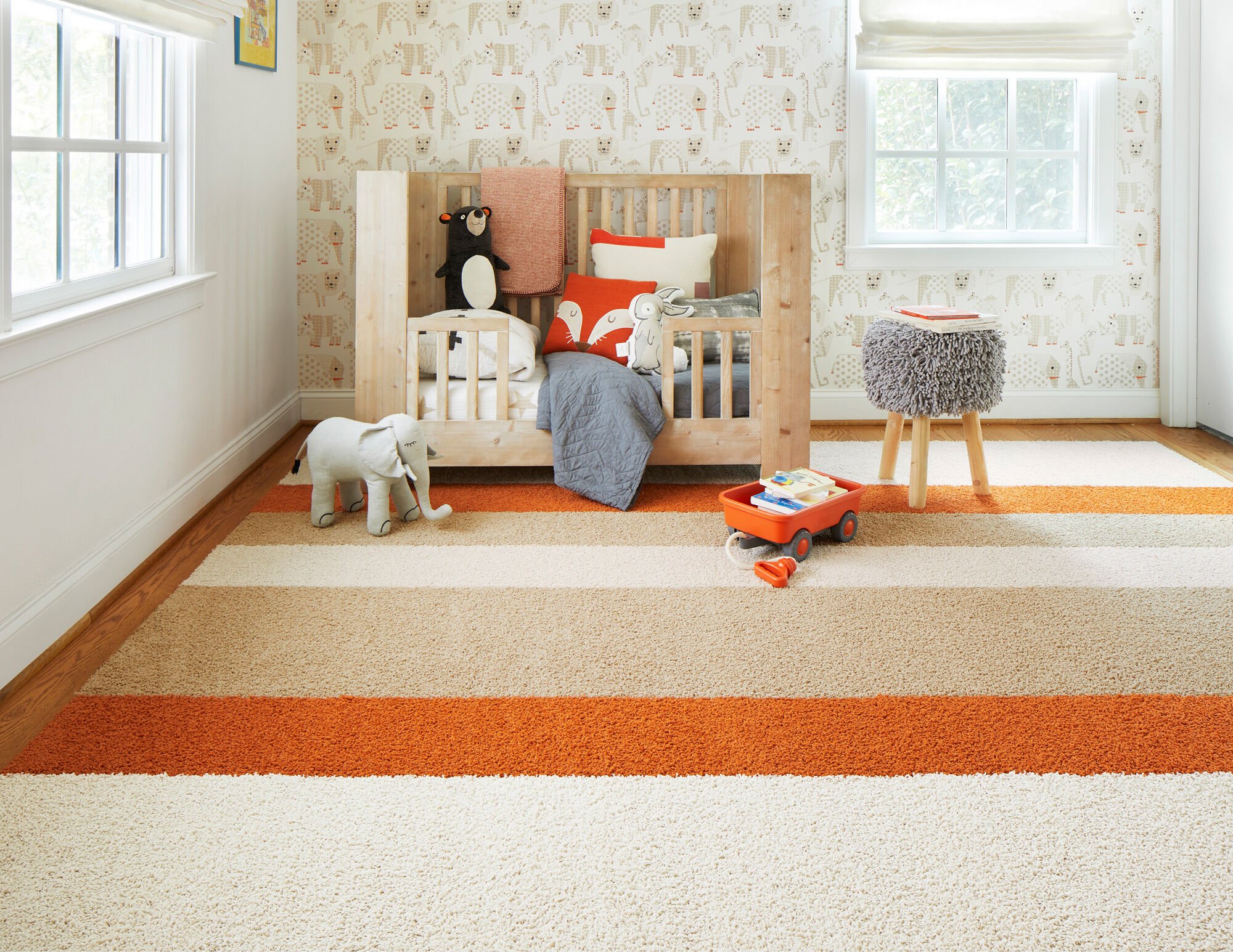 Rug on best sale carpet nursery