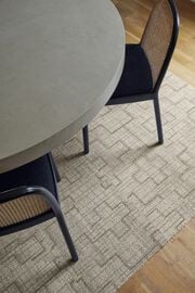 NEW FLOR Terra Nova area rug shown in Dune