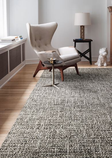 FLOR area rug in Tailored Touch shown in Natural