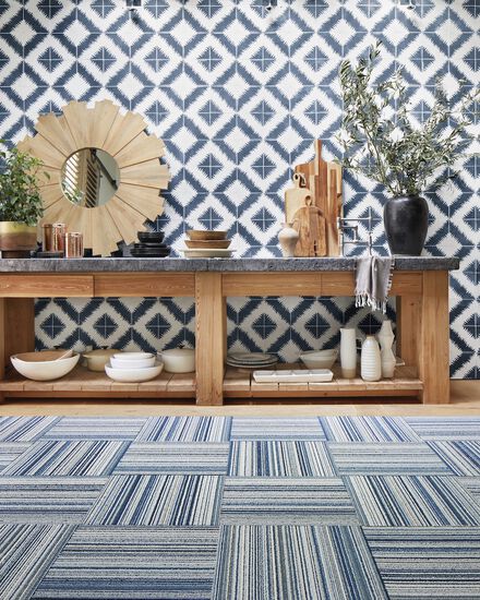 Thick And Thin shown in cobalt 