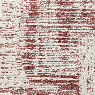 FLOR Clouded View carpet tile shown in Bone/Spice