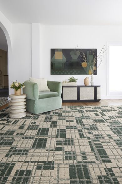 Plaid And Simple in Pearl/Pine
