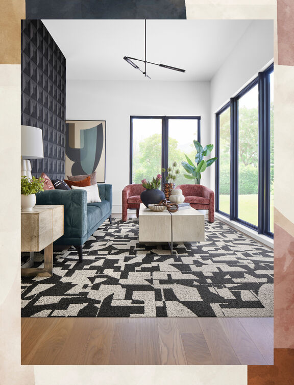 Curves And Corners: Modern Patterned Area Rugs