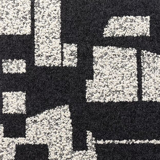FLOR Modern Maze carpet tile shown in Flint