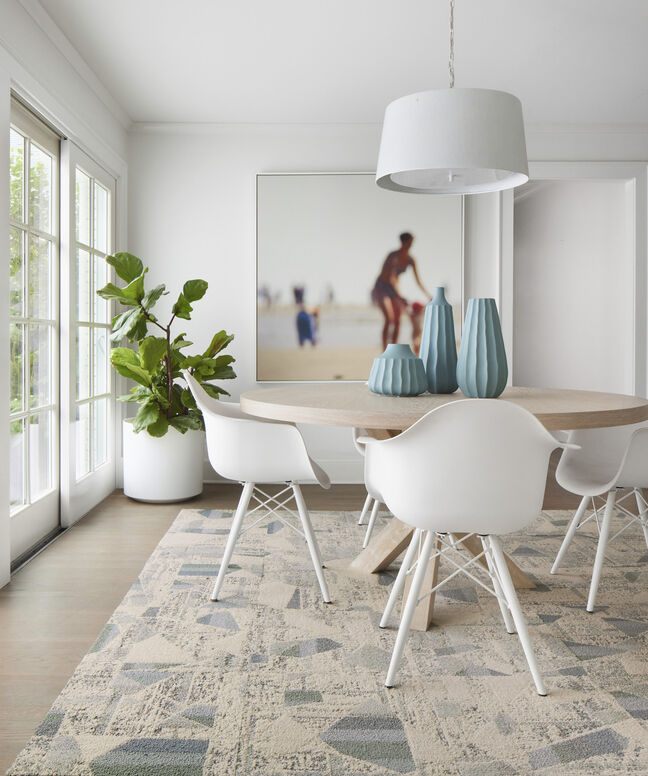 high hopes flannel blue dining room