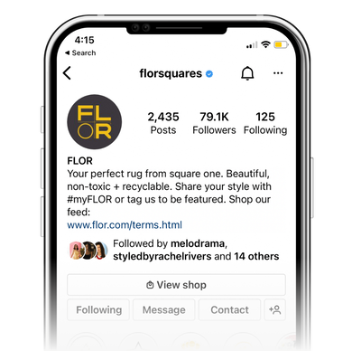 Instagram profile screenshot for @florsquares