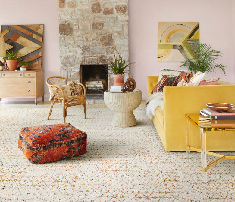 Peachy Rustic Rug Peachy Perfection: Peach, Orange & Pink Area Rugs