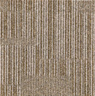 FLOR Morning Coffee carpet tile shown in Mocha.