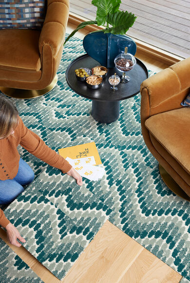 Easy Does It shown in Turquoise