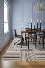 Like Minded dining room area rug in Teal