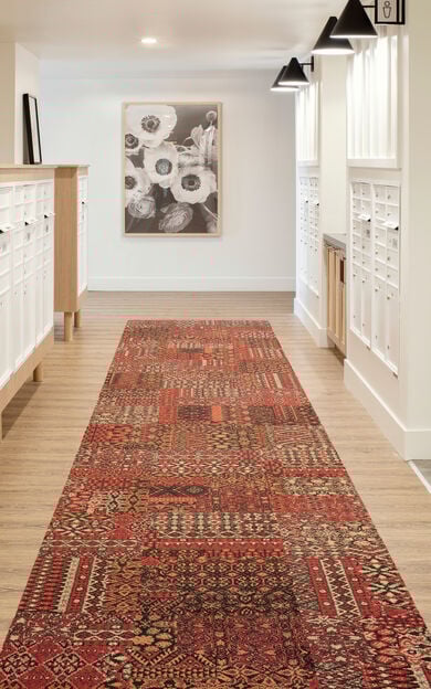 FLOR Oasis Retreat shown in Mahogany