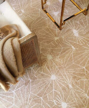 Detail shot of NEW – FLOR Skyfall area rug in Eggnog