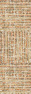 FLOR Tailored Touch carpet tile shown in Clementine