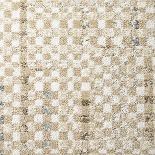 FLOR Check It Out carpet tile shown in Pearl