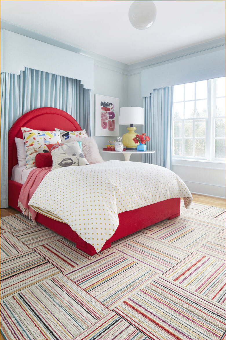 Follow the Cardinal Rules With Modern Red Area Rugs
