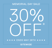 30% Off* | Memorial Day Sale | Ends May 28th | Sitewide