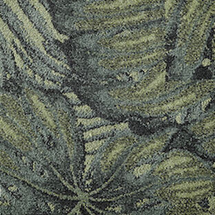 FLOR Palm Reader carpet tile in Kale. 