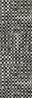 FLOR Check It Out carpet tile shown in Black
