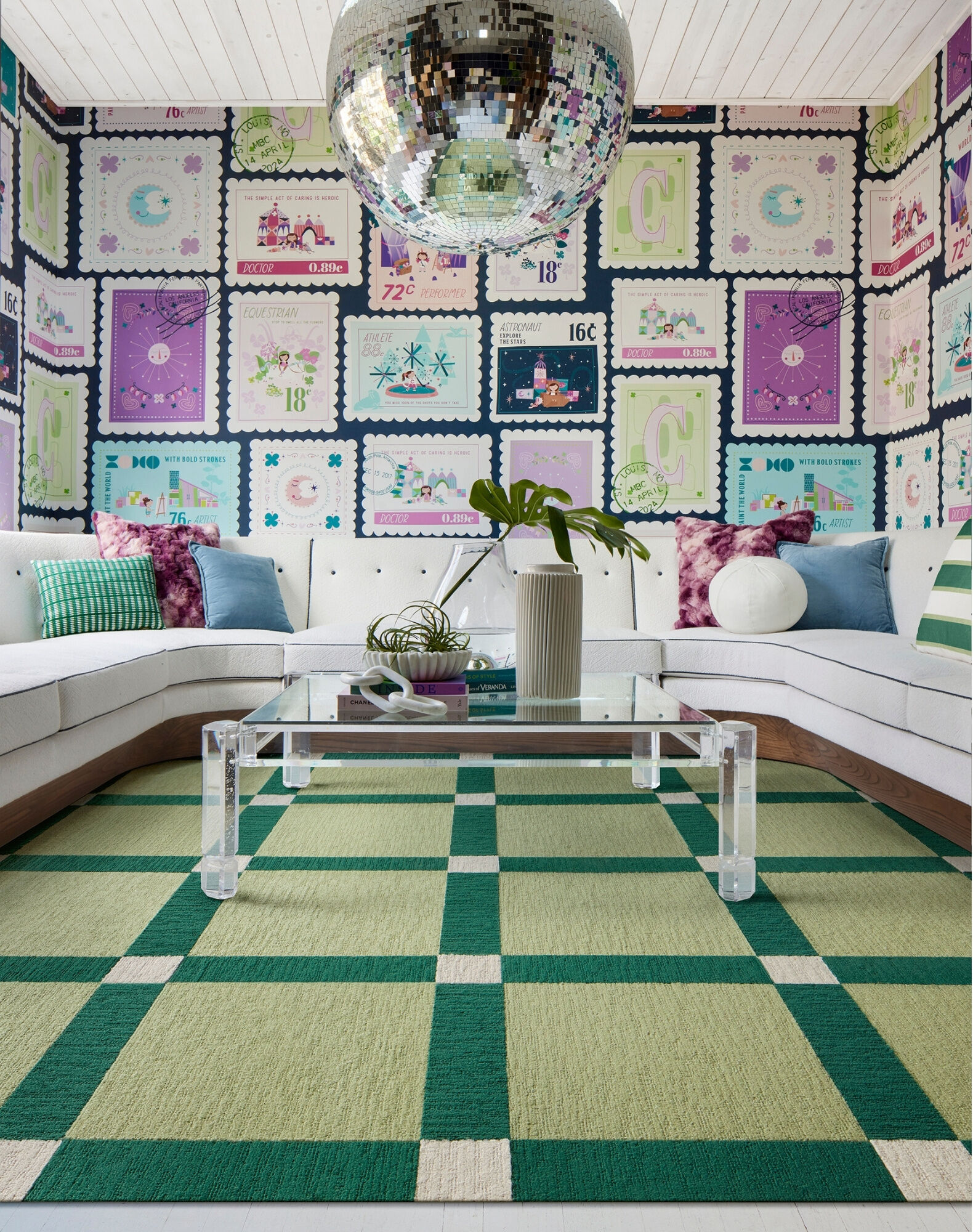 Made You Look - Pearl: Solid Color Area Rugs & Carpet Tiles by FLOR
