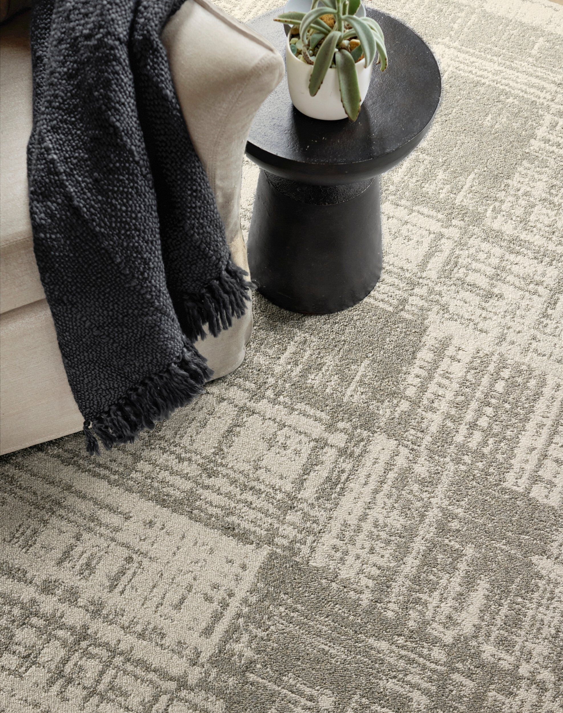 Dappled Daylight - Pigeon: Patterned Area Rugs & Carpet Tiles by FLOR