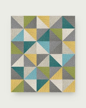 Made You Look 8 Triangle Patchwork - Kiwi - 8x10
