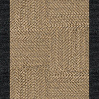Suit Yourself Quarter Border - Raffia / Black - 4x6