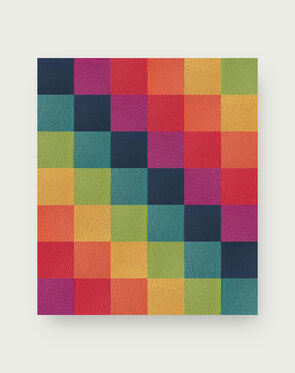 Citrus Spotlight Diagonal - Sangria - 10x12