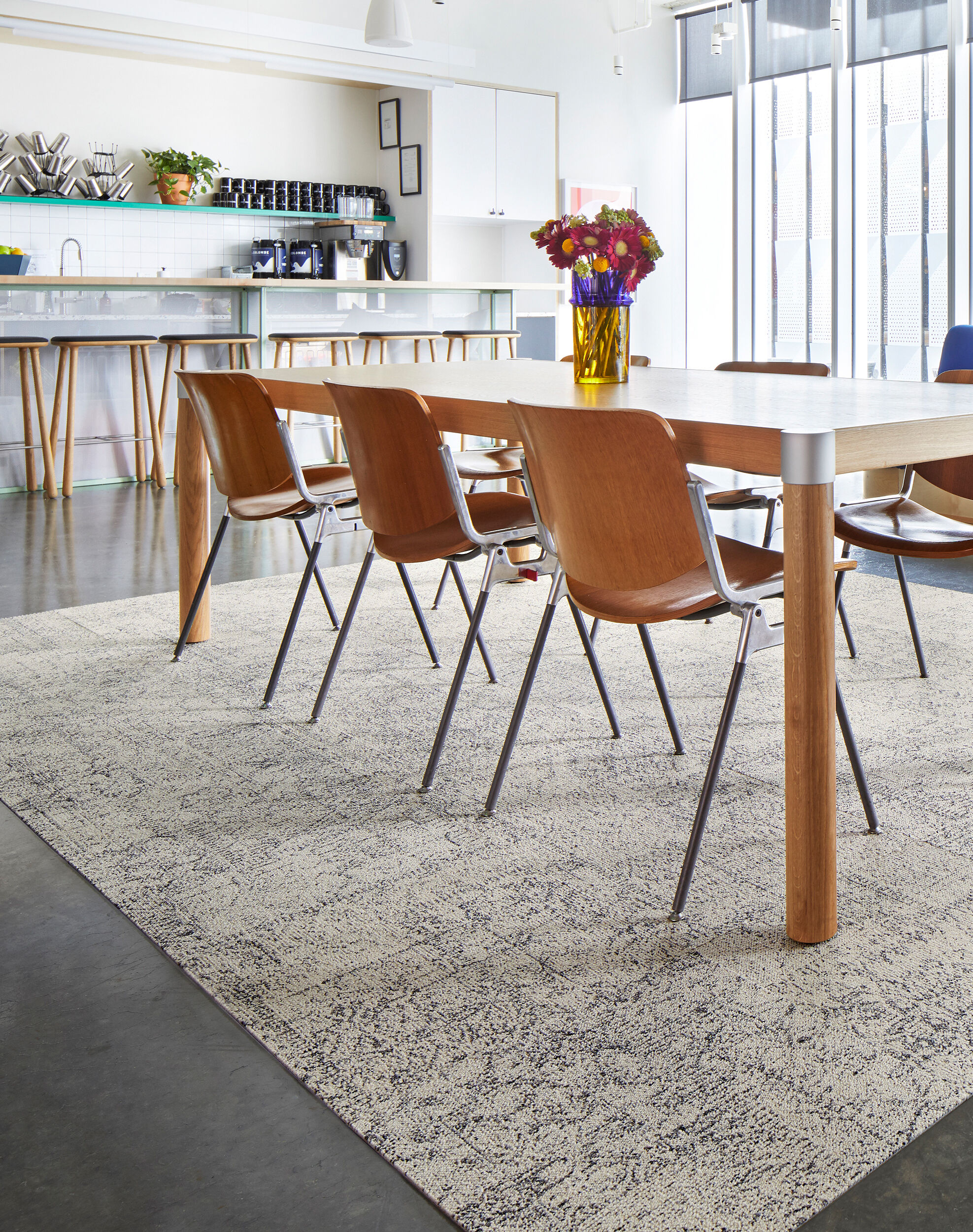 Well Worn - Pearl: Patterned Area Rugs & Carpet Tiles by FLOR