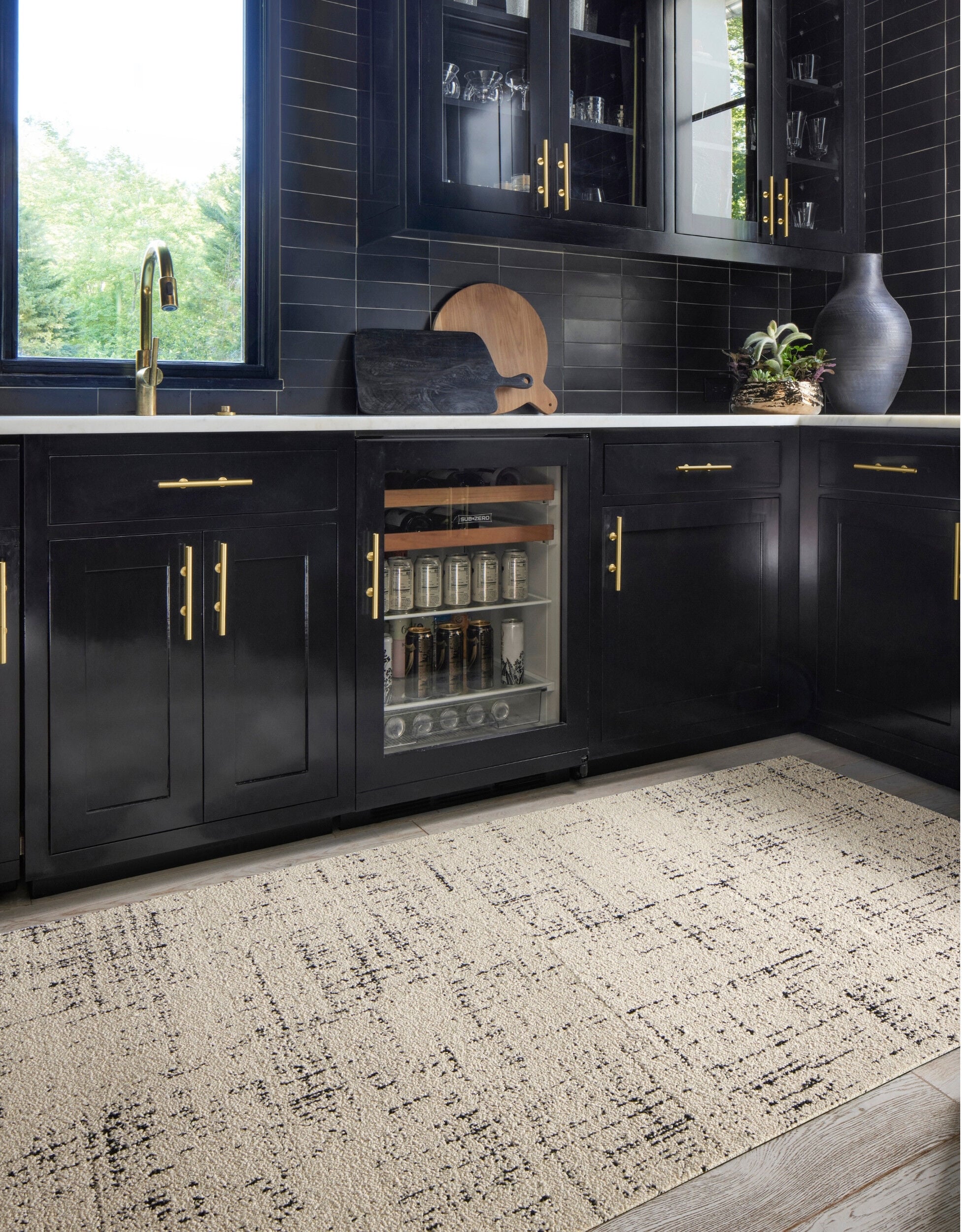 Tuxedo Pocket - Pearl: Patterned Area Rugs & Carpet Tiles by FLOR