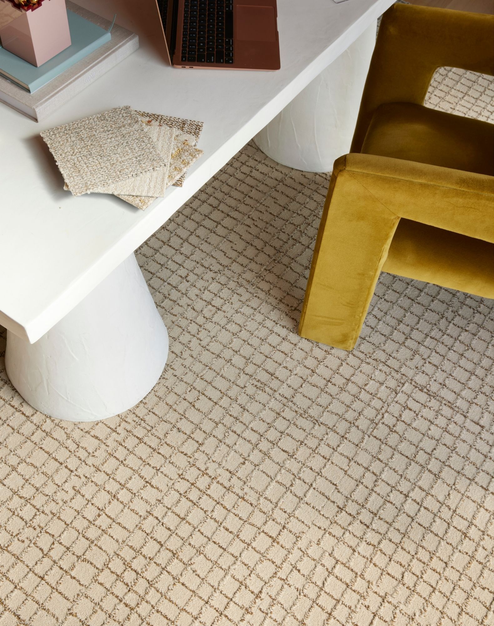 Squared Away - Pearl / Topaz: All Area Rugs & Carpet Tiles by FLOR