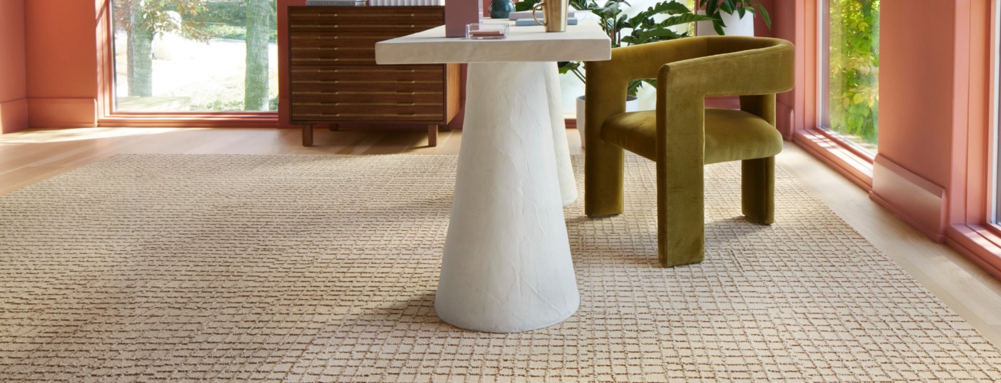 Squared Away - Pearl / Topaz: All Area Rugs & Carpet Tiles by FLOR