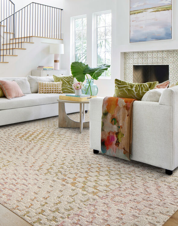 Changed Rug Change In Focus - Butterscotch: Patterned Area Rugs & Carpet Tiles by FLOR