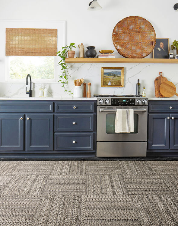 Skipping Rope Beige All Area Rugs & Carpet Tiles by FLOR