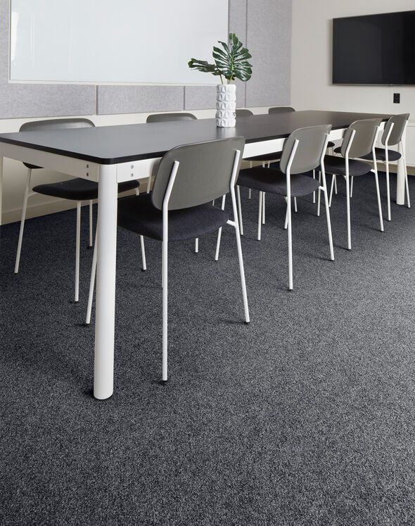 Industrious - Iron: Solid Color Area Rugs & Carpet Tiles by FLOR
