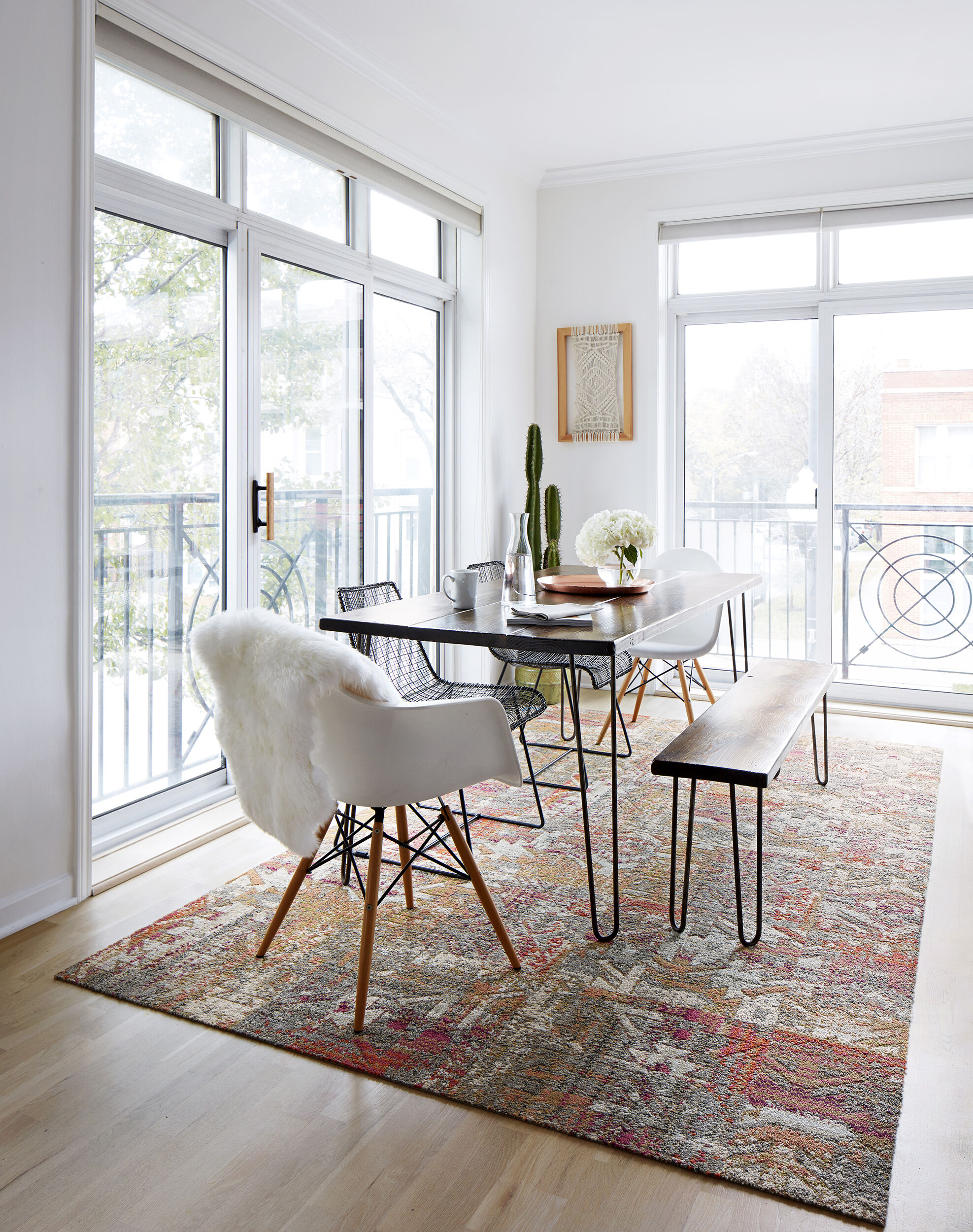 Highland Hills - Pink: Patterned Area Rugs & Carpet Tiles by FLOR