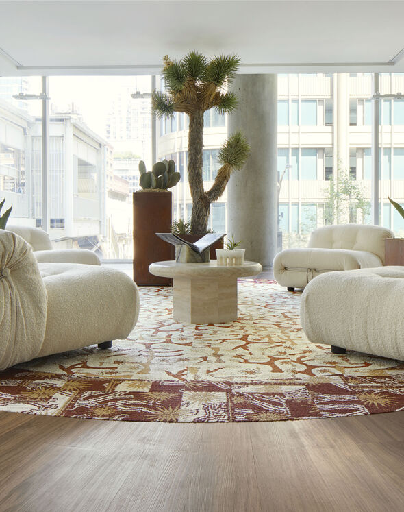 Yucca Tree Copper All Area Rugs & Carpet Tiles by FLOR