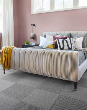 Level Setting - Grey: Bedroom Rugs by FLOR