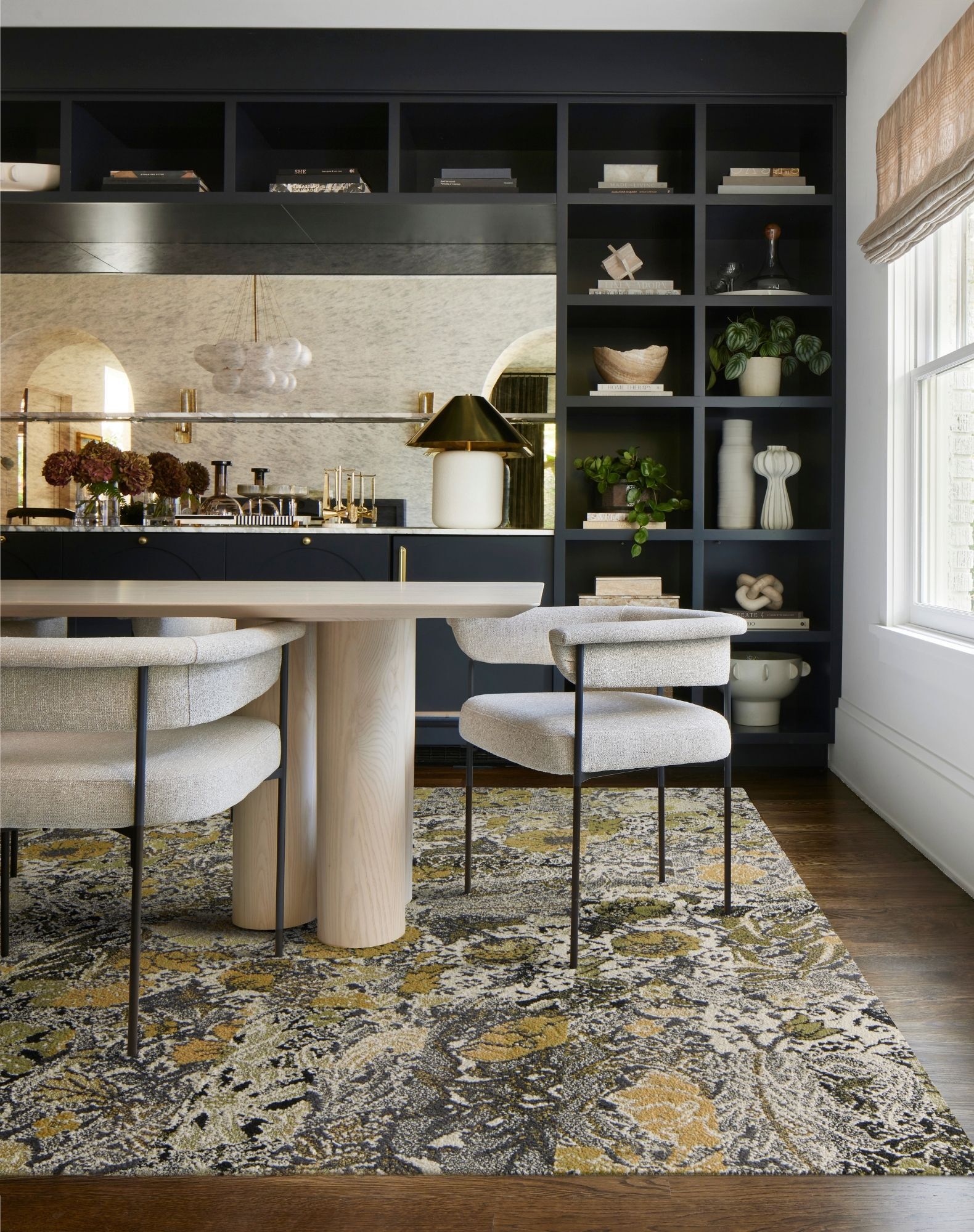Among the Wildflowers - Palm: Patterned Area Rugs & Carpet Tiles