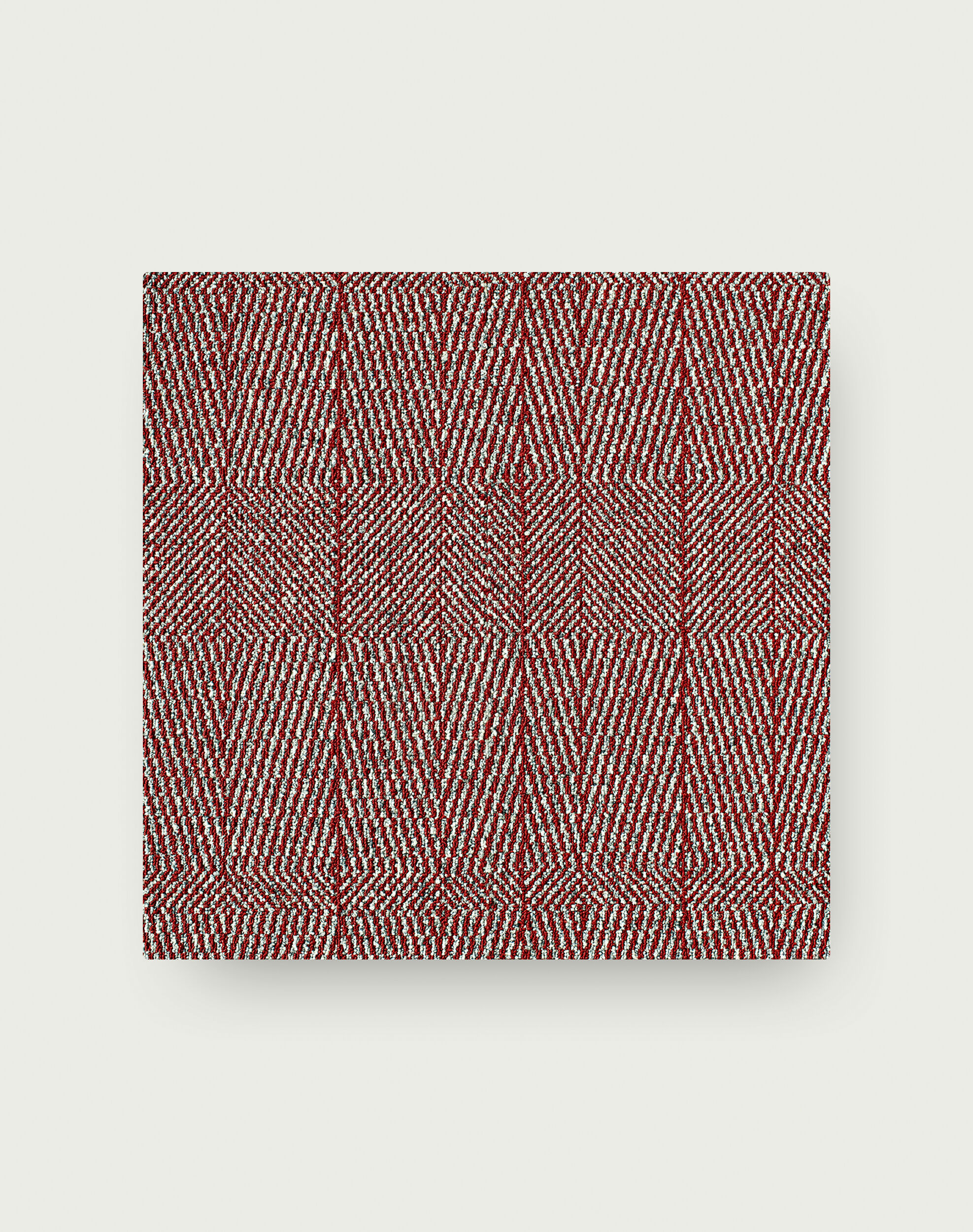 Tweed Indeed - Red: Patterned Area Rugs & Carpet Tiles by FLOR