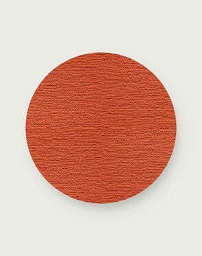 Made You Look Round Rug - Tangerine - 3.25 Diameter