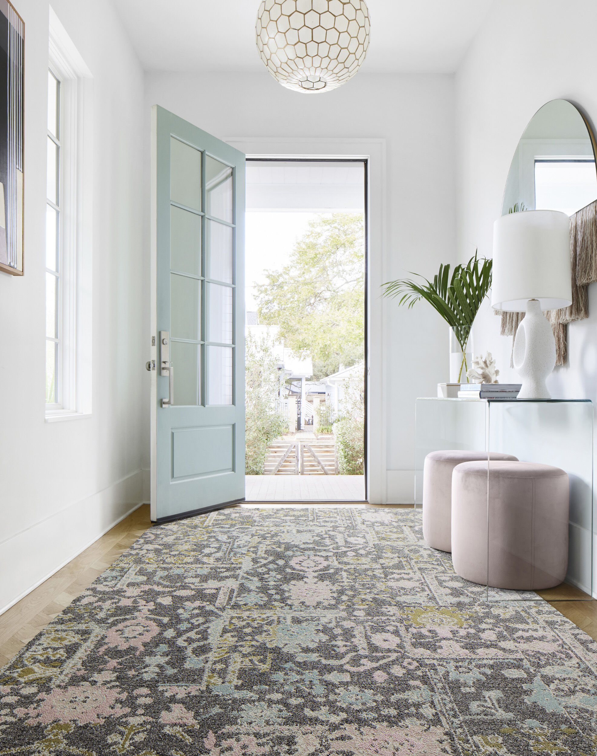 Ou La La - Grey: Patterned Area Rugs & Carpet Tiles by FLOR