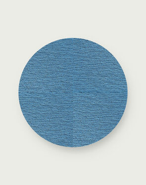 Made You Look Round Rug - Aquamarine - 3.25 Diameter