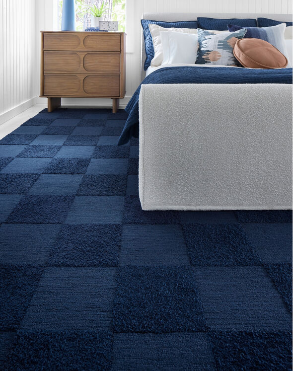 Take It Easy - Cobalt - 10x12: FLOR Signature Area Rugs by FLOR