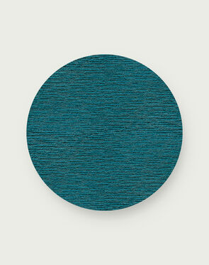 Made You Look Round Rug - Turquoise - 3.25 Diameter