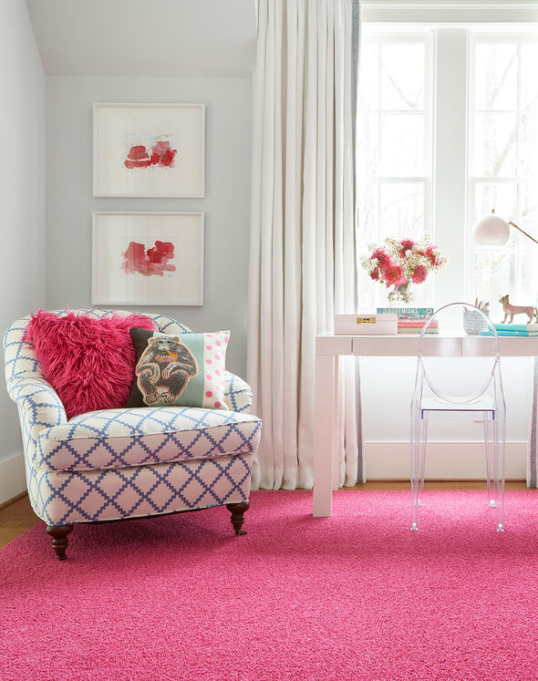 In The Deep Pink All Area Rugs & Carpet Tiles by FLOR