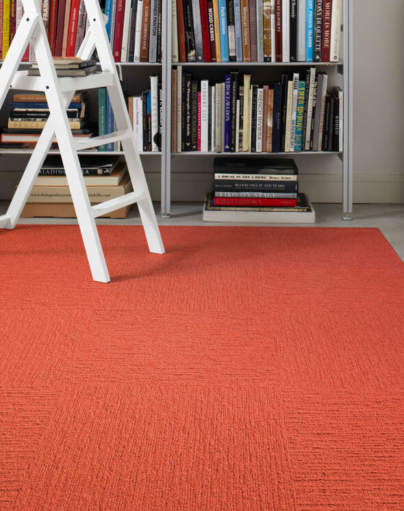 Made You Look Tangerine All Area Rugs & Carpet Tiles by FLOR