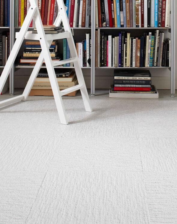 Made You Look Bright White All Area Rugs & Carpet Tiles by FLOR