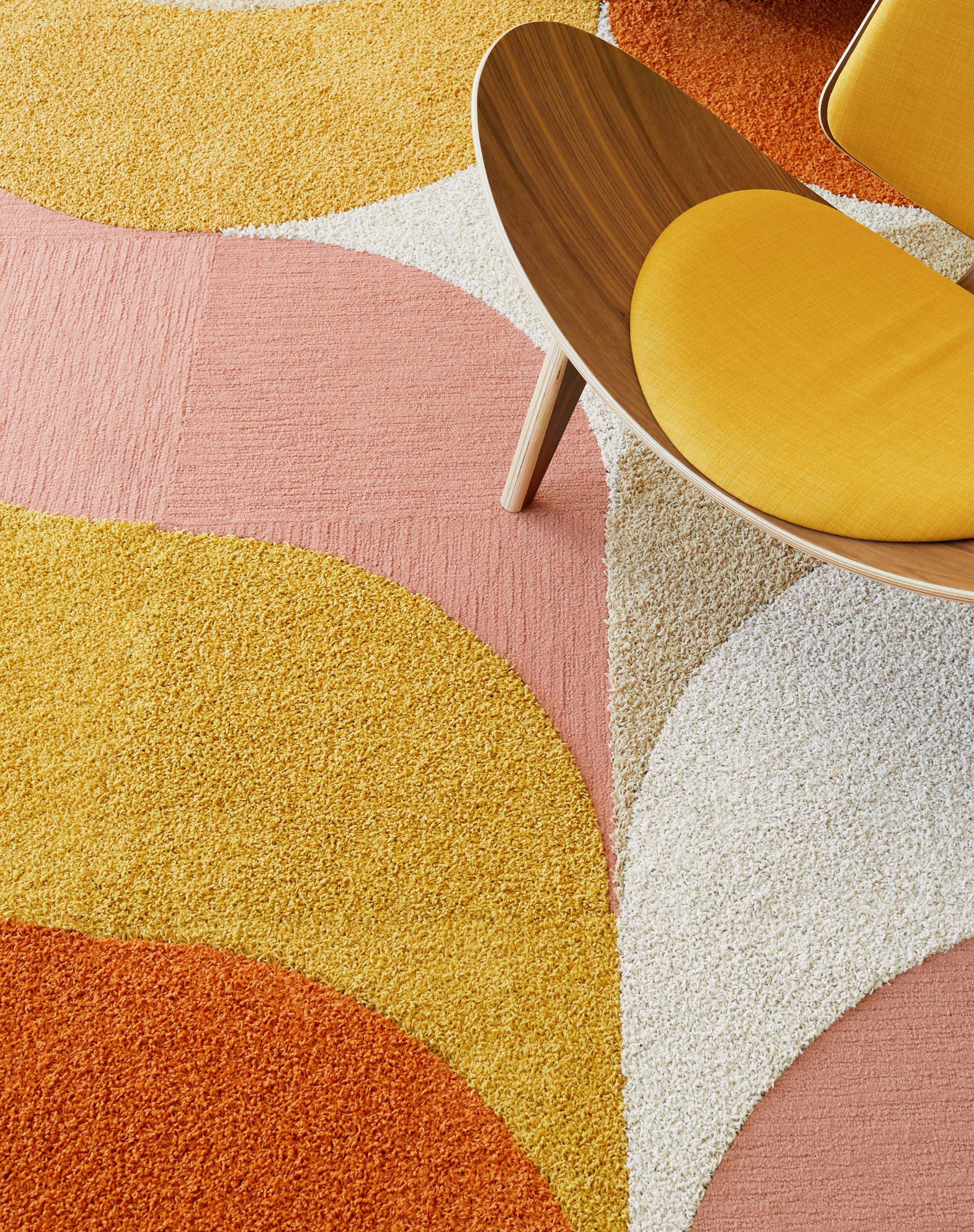 Shag outlet carpet tiles
