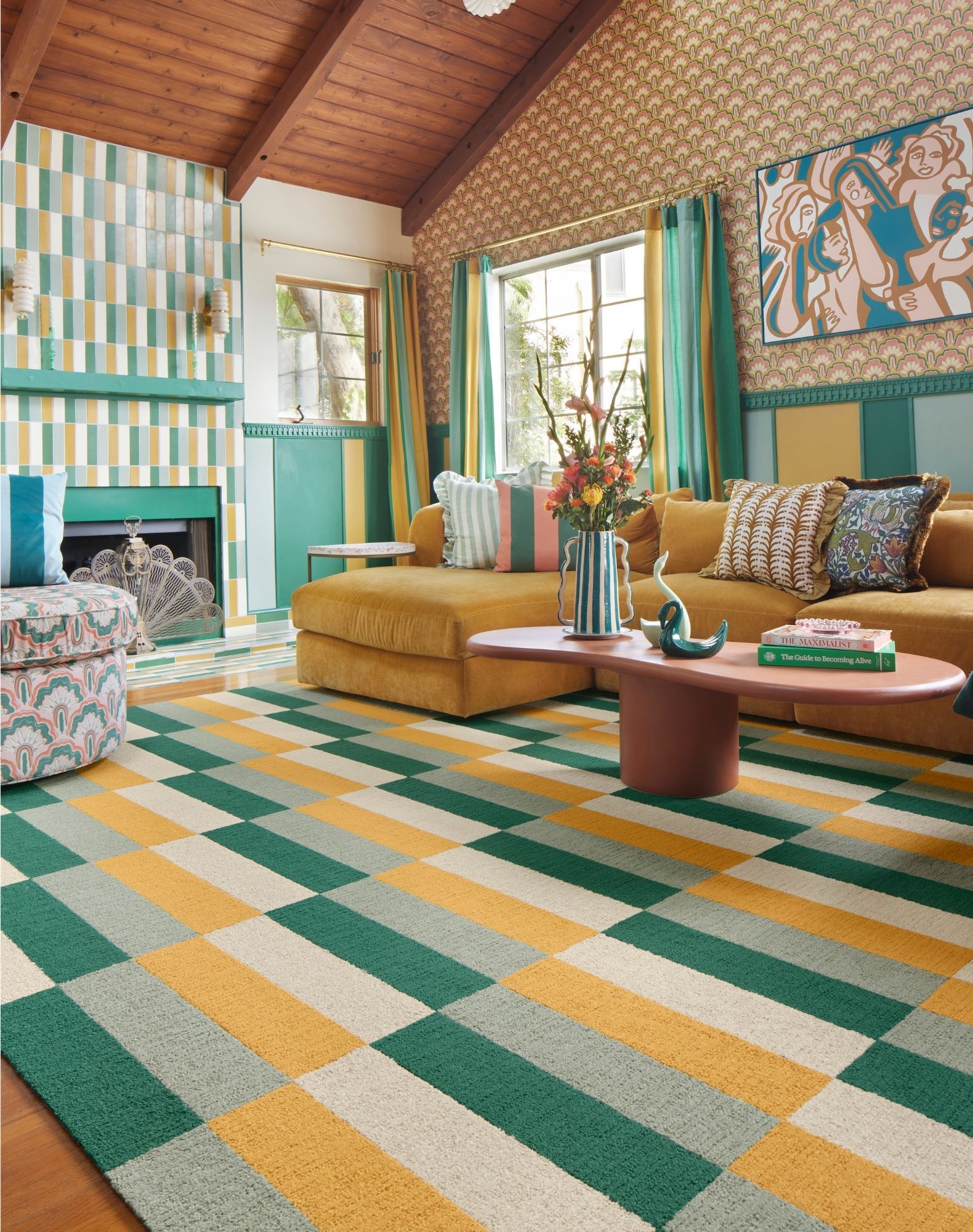 Made You Look - Pearl: Solid Color Area Rugs & Carpet Tiles by FLOR